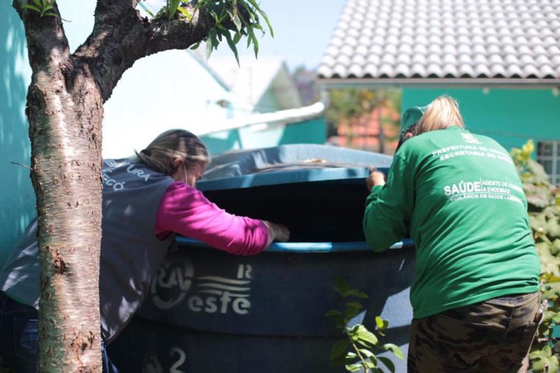 Em 2022 foram feitos 49 mutir&otilde;es contra a dengue em Chapec&oacute;. – Foto: Prefeitura de Chapec&oacute;/Divulga&ccedil;&atilde;o/ND