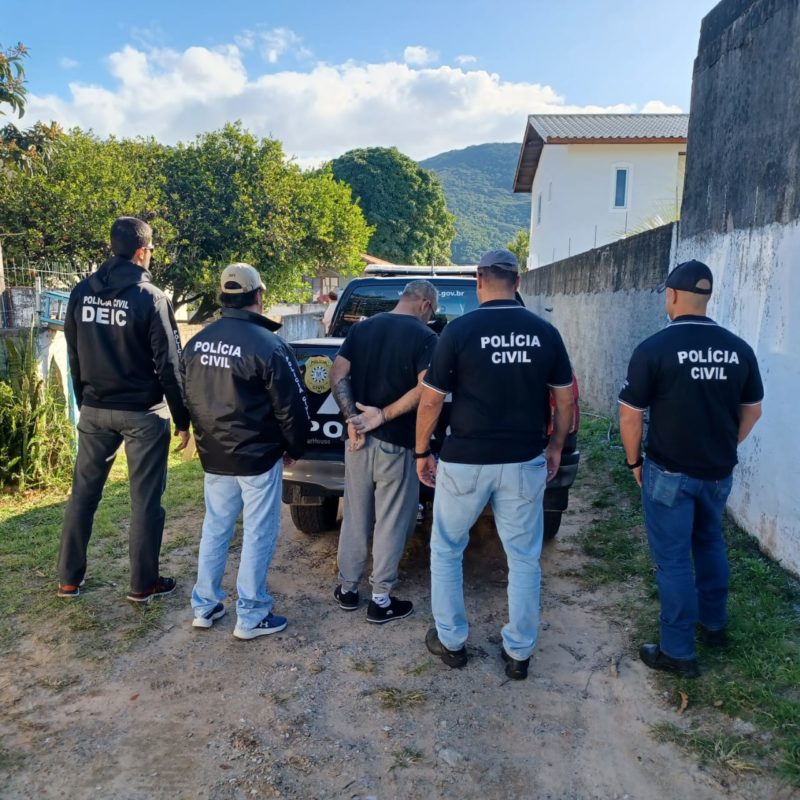 Argentino foi encontrado em residência do bairro Rio Vermelho, em Florianópolis &#8211; Foto: PCRGS/Divulgação/ND