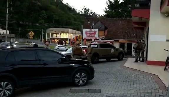 Eduardo Coimbra foi preso pr&oacute;ximo ao chamado trevo do Tomio, no bairro Velha, em Blumenau – Foto: Divulga&ccedil;&atilde;o/ND