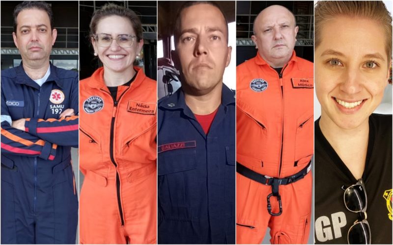 Profissionais que atuaram na chacina