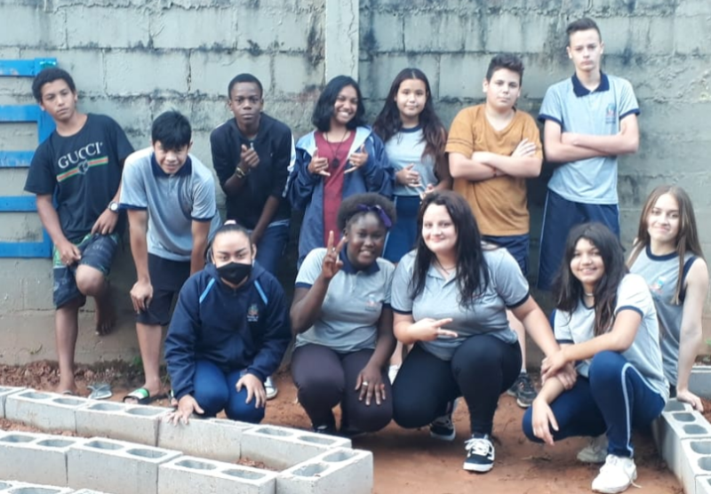 Alunos participam do projeto Tempo de Avan&ccedil;ar – Foto: qu&eacute;ren Marcellay Con&ccedil;alves