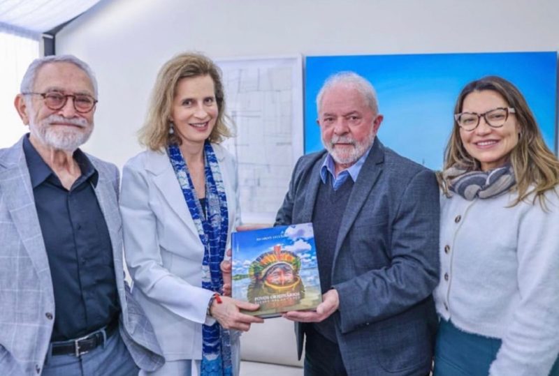 Candidato &agrave; presid&ecirc;ncia pelo PT, Lula encontra princesa Marie-Esm&eacute;ralda L&eacute;opoldine nesta ter&ccedil;a (24) – Foto: Reprodu&ccedil;&atilde;o/ Instagram