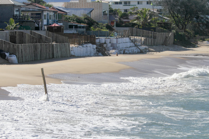 Regi&atilde;o Sul de Florian&oacute;polis tem risco der ressaca e mar agitado no fim de semana – Foto: Leo Munhoz/ND
