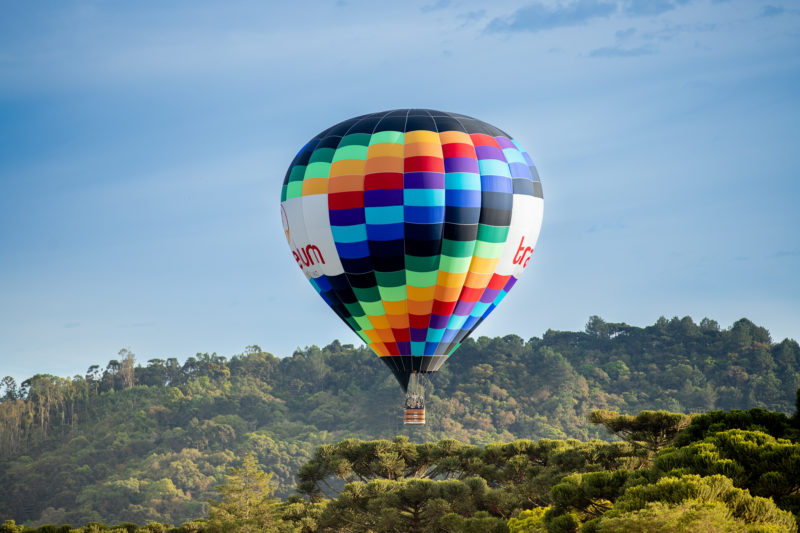 Voo de balão em São Bento do Sul – Foto: Renan Munhoz/Travelum/Divulgação