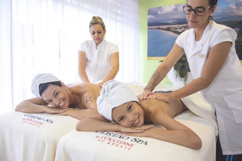 O SPA conta com 15 tipos de massagens &#8211; Foto: Divulgação