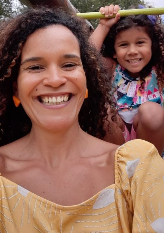 Talita Matos e a filha Serena – Foto: Acervo Pessoal/ND