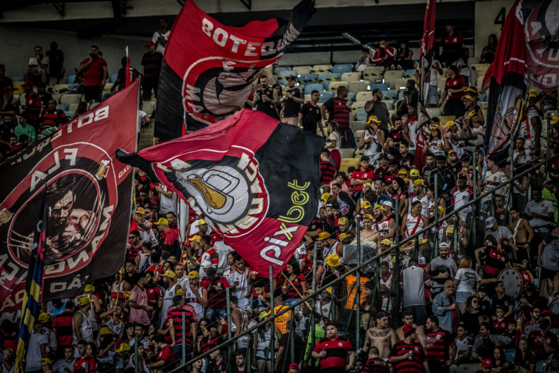 Fim de jogo foi marcado por vaias da torcida &#8211; Foto: Alexandre Vidal/Flamengo