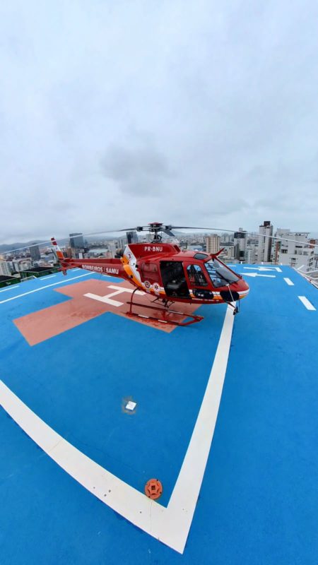 Transporte de cora&ccedil;&atilde;o entre Itaja&iacute; e Blumenau acontece em tempo para transplante – Foto: BOASC/Divulga&ccedil;&atilde;o/ND