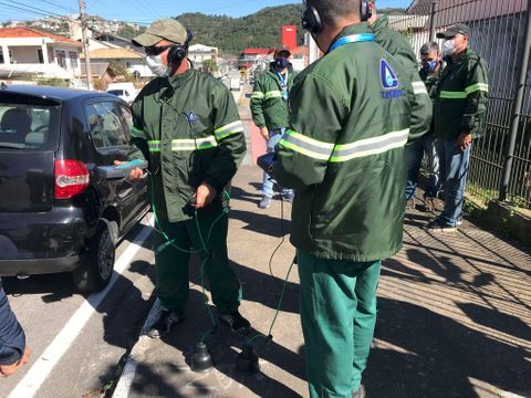 Companhia percorreu 500 quil&ocirc;metros dos 1.500 quil&ocirc;metros de tubula&ccedil;&otilde;es em Florian&oacute;polis – Foto: Casan/Divulga&ccedil;&atilde;o/ND