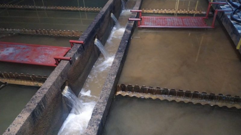 The turbidity of the Itajai-Asu river again threatens the supply of Samae in Blumenau - Photo: Reproduction / Internet / ND