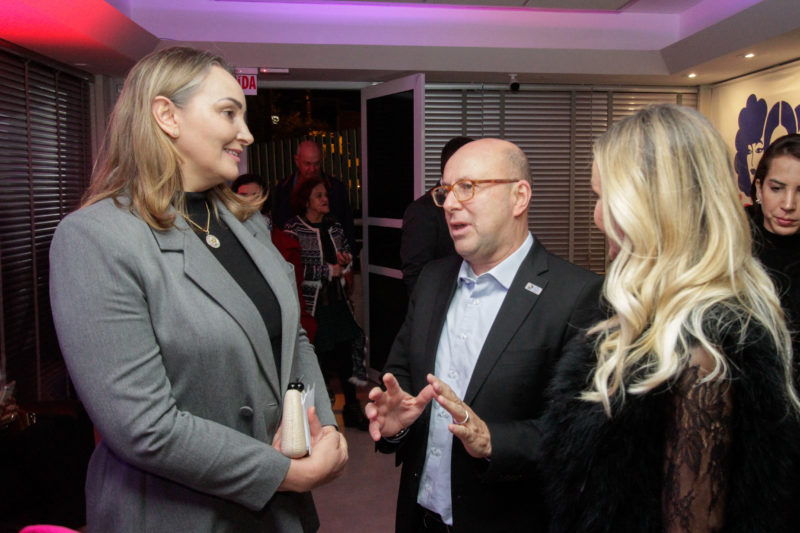 A vice-governadora Daniela Reinehr e o presidente do Grupo ND, Marcello Petrelli – Foto: Leo Munhoz/ND