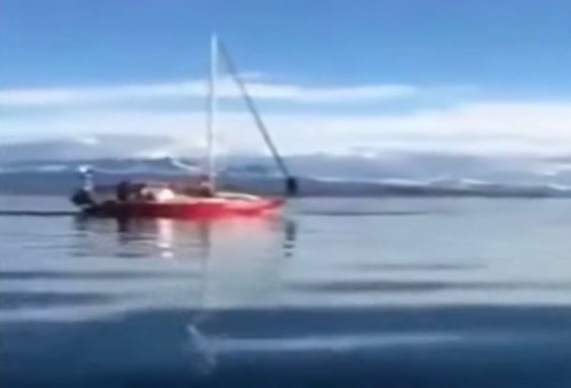 V&iacute;deo flagrou momento do atropelamento – Foto: Reprodu&ccedil;&atilde;o/ITV Paragonia