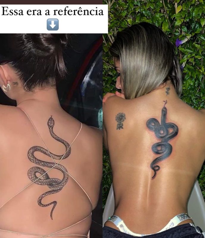 Resultado da tatuagem ficou diferente do esperado – Foto: Reprodu&ccedil;&atilde;o/ND