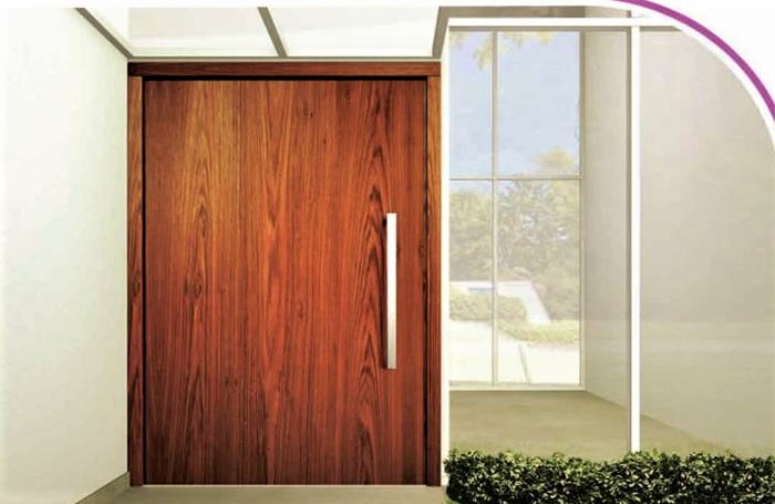 Verniz realça a beleza das portas e aberturas &#8211; Foto: Divulgação/Sparlack