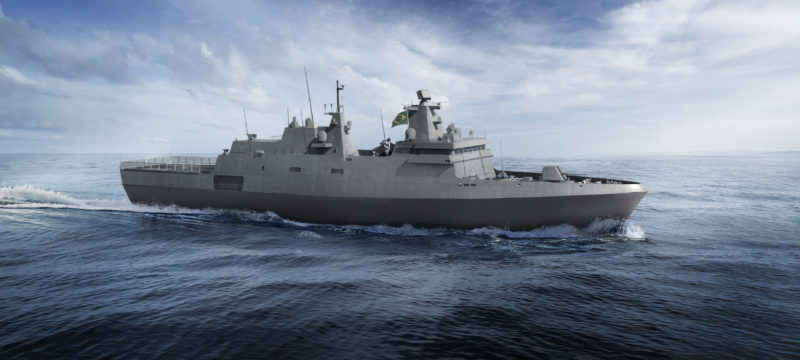 Novos navios de guerra brasileiros já podem ser construídos em Itajaí &#8211; Foto: Marinha do Brasil/Divulgação/ND