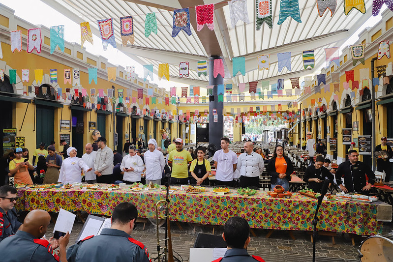 Abertura do Festival da Tainha no Mercado P&uacute;blico – Foto: PMF/Teresa Vieira/Divulga&ccedil;&atilde;o/ND