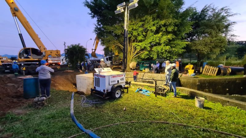 Localidades j&aacute; haviam ficado sem abastimento nos &uacute;ltimos dias por conta de uma amplia&ccedil;&atilde;o na rede&nbsp;– Foto: Casan/Divulga&ccedil;&atilde;o/ND