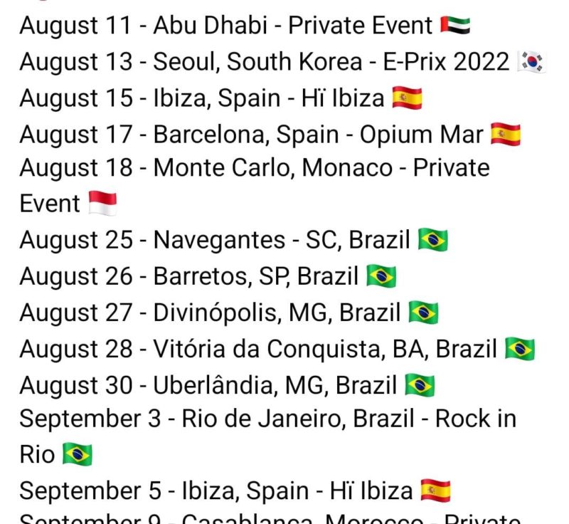 Alok confirmou show em Navegantes em agenda publicadas nas redes sociais – Foto: Reprodu&ccedil;&atilde;o/Facebook Alok