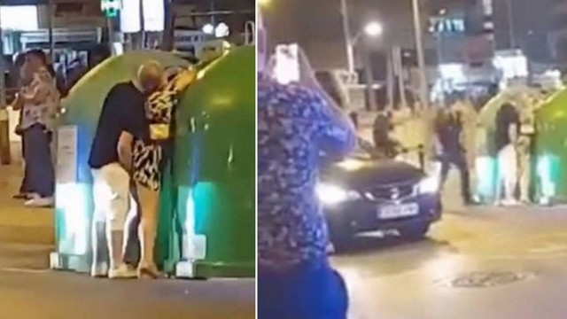 Policiais flagram casal fazendo sexo em p&uacute;blico e interrompem ‘momento de amor’ com cacetadas – Foto: Twitter/Reprodu&ccedil;&atilde;o/ND