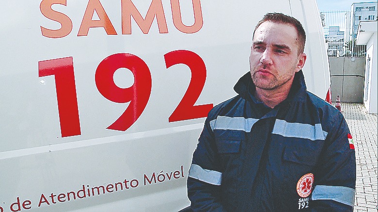 Coordenador médico do Samu, Guilherme Kumm Ávila, comenta sobre o trabalho de atendimento &#8211; Foto: Gustavo Karasiak/NDTV