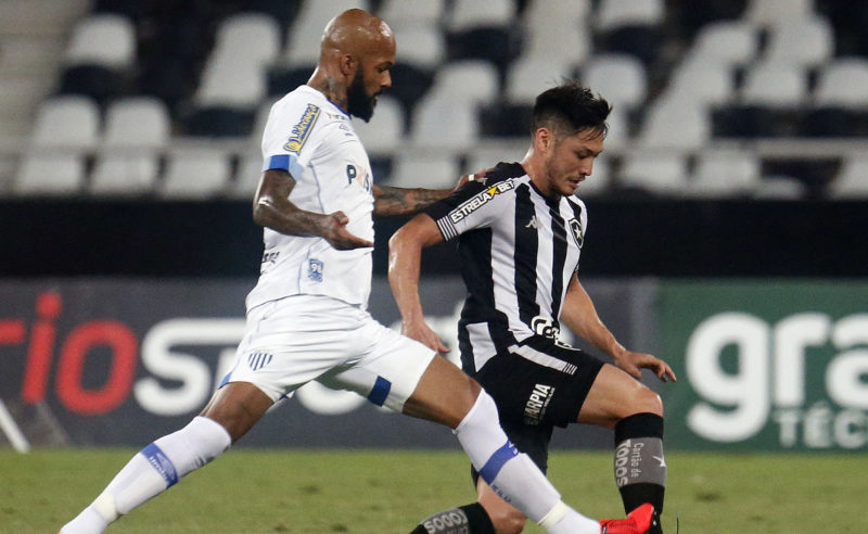 Bruno Silva brilhou na vit&oacute;ria do Ava&iacute; sobre o Botafogo em 2021 – Foto: Vitor Silva/Botafogo