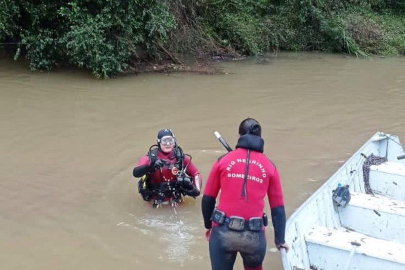 Imagens levam a crer que menino andou em dire&ccedil;&atilde;o ao rio – Foto: CBM/Divulga&ccedil;&atilde;o
