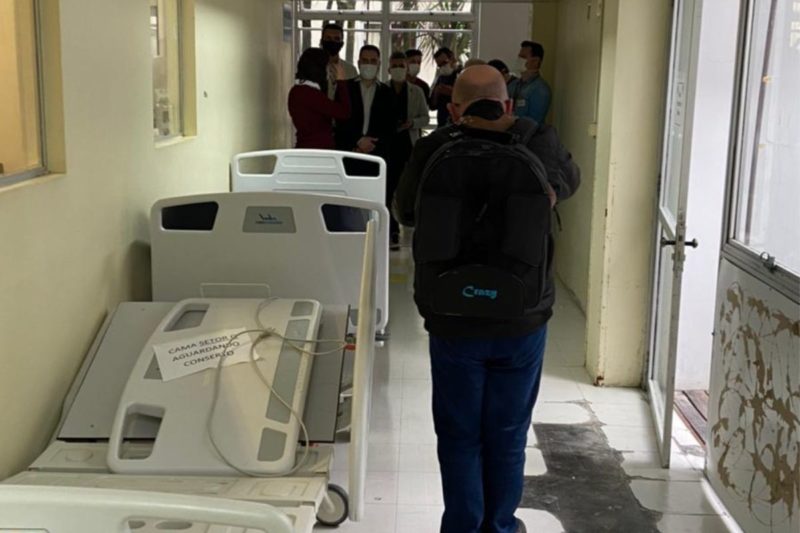 Vereadores realizaram vistoria nesta quarta-feira – Foto: Reprodu&ccedil;&atilde;o/NDTV