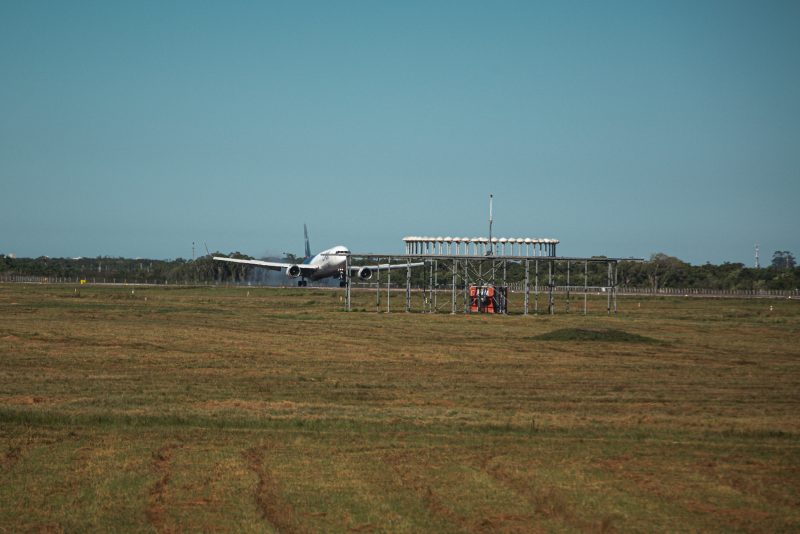 Inaugura&ccedil;&atilde;o de rota cargueira com duplica&ccedil;&atilde;o da capacidade de carga entre Miame e Florian&oacute;polis – Foto: Felipe Carneiro/ Floripa Airport/Divulga&ccedil;&atilde;o/ND