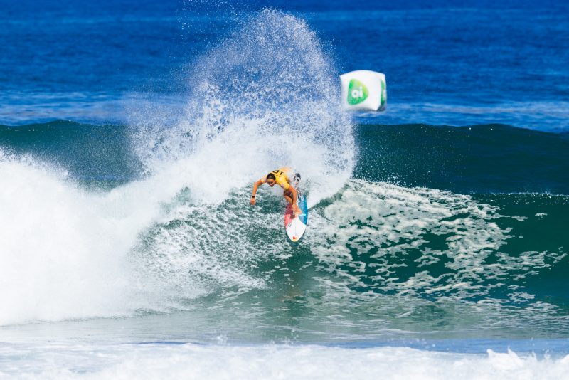 A havaiana Carissa Moore, pentacampe&atilde; mundial de surf, vence a etapa brasileira no Rio de Janeiro – Foto: World Surf League/Daniel Smorigo