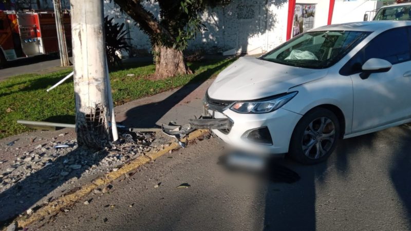 Estrutura danificada impactou mais de 2 mil resid&ecirc;ncias – Foto: Divulga&ccedil;&atilde;o/Celesc/ND