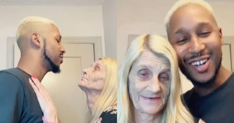 Av&oacute; de 61 anos casa com jovem de 24 e exibe amor no TikTok – Foto: Reprodu&ccedil;&atilde;o/Internet/ND