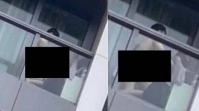 Gravação da cena de sexo bombou na internet