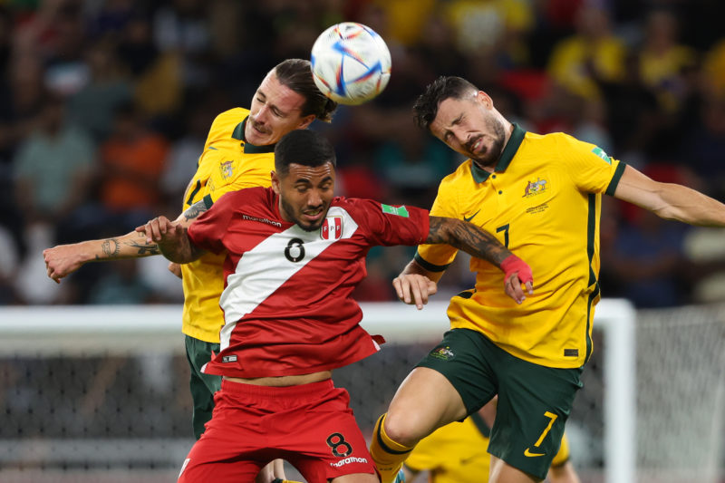 Austr&aacute;lia e Peru jogaram nesta segunda-feira – Foto: FIFA/Divulga&ccedil;&atilde;o/ND