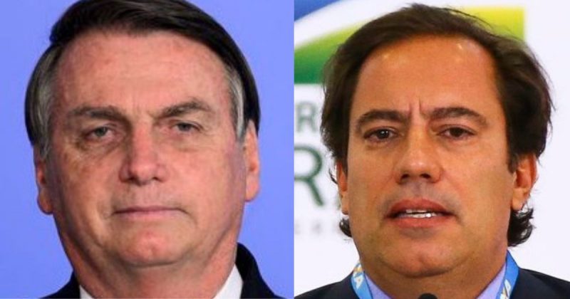 Presidente Jair Bolsonaro e o presidente da Caixa Econômica Federal Pedro Guimarães &#8211; Foto: Reprodução