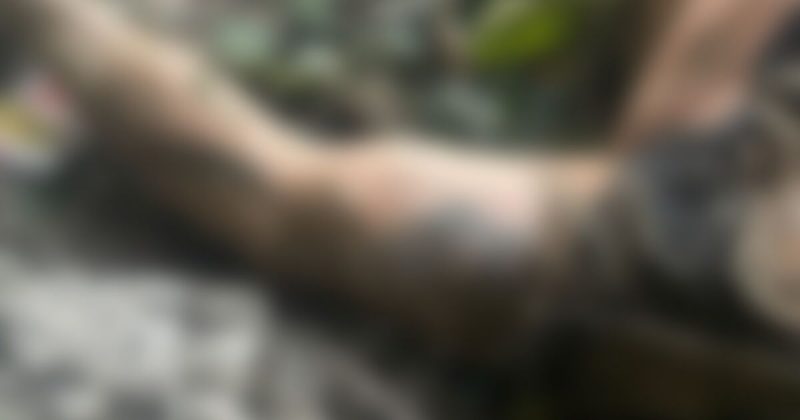 Corpo de homem com cerca de 1,80 metros e 90 kg é encontrado boiando no rio Itajaí-Mirim &#8211; Foto: Polícia Militar/Reprodução