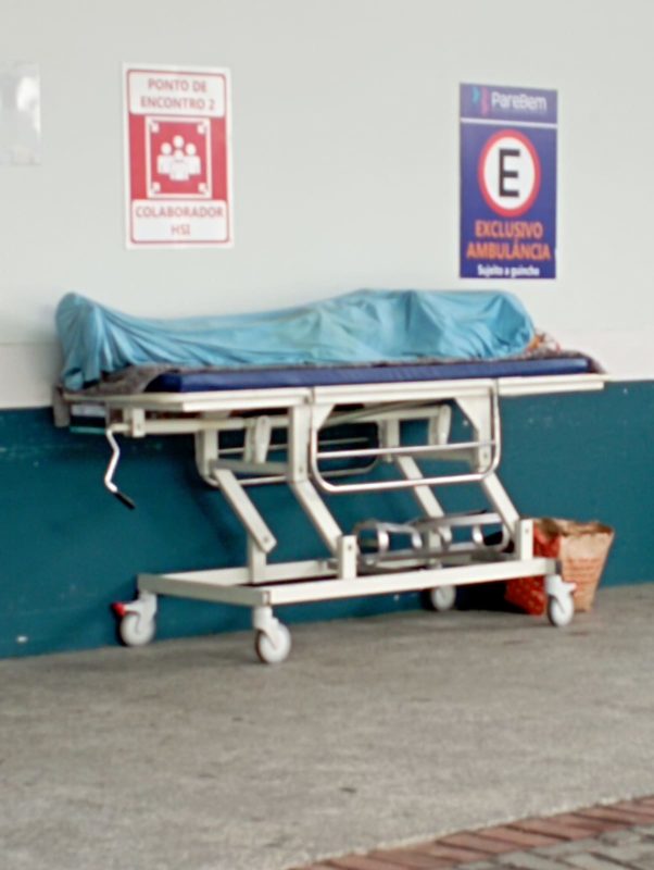 Morador enviou foto ao portal ND+ mostrando situa&ccedil;&atilde;o ocorrida no Hospital Santa Isabel em Blumenau na &uacute;ltima ter&ccedil;a-feira (7) – Foto: Divulga&ccedil;&atilde;o/ND