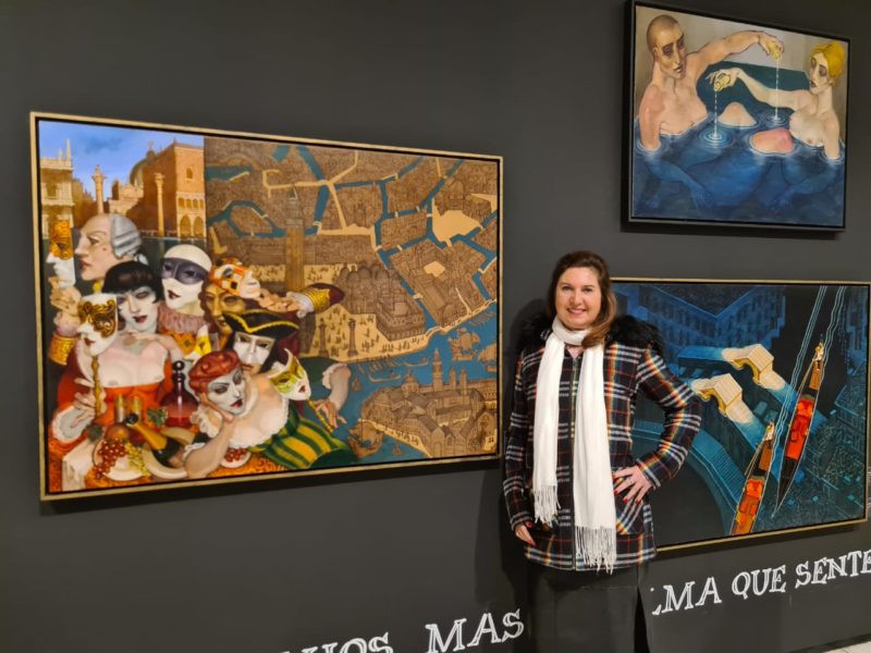 Presidente da Vin&iacute;cola Villa Francioni, como o pai Dillor, &eacute; incentivadora das artes – Foto: Divulga&ccedil;&atilde;o