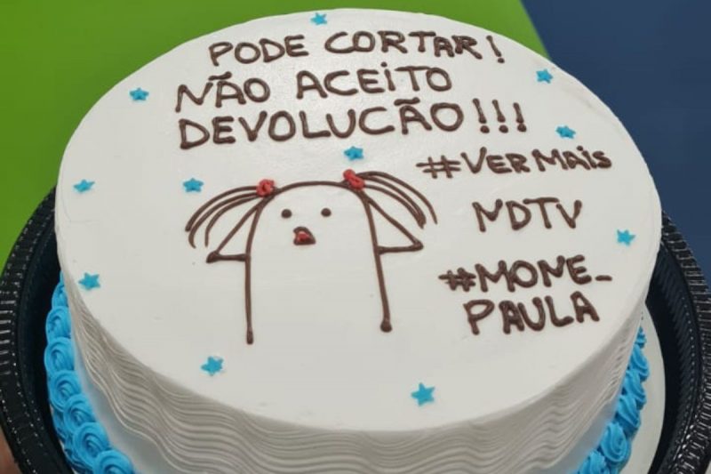 Cliente não corta bolo de aniversário e pede dinheiro de volta