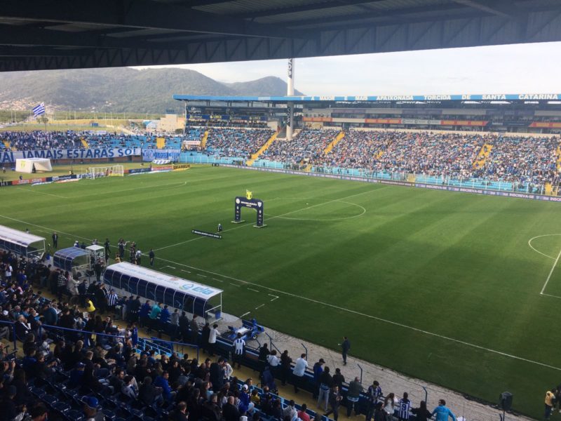 Ressacada a casa onde o Ava&iacute; deve receber seus grandes jogos.&nbsp; – Foto: Diogo de Souza/ND