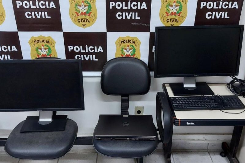 Equipamentos teriam sido furtados por ex-funcionário – Foto: PC/Divulgação