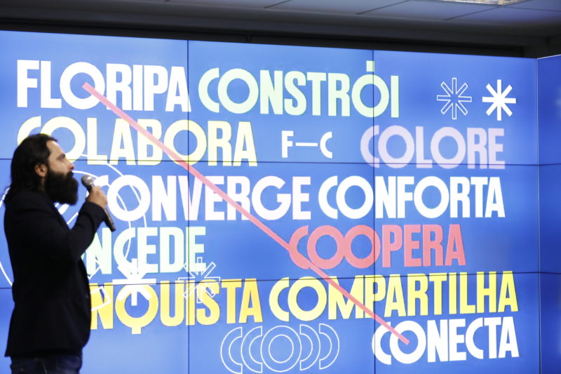 Executivo do Floripa Conecta, Thaynan Mariano, no lançamento oficial do Floripa Conecta &#8211; Foto: Divulgação/ND