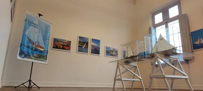 A Exposi&ccedil;&atilde;o A Baleeira A&ccedil;oriana, de autoria do arquiteto Joel Pacheco, foi baseada em uma viagem aos A&ccedil;ores – Foto: Paulo Metling/ND