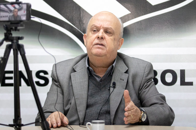 The president took over Figueirense in 2020, at the club's most difficult moment;  Norton Boppré, however, gave an interview as chairman of the club's Board of Directors – Photo: Patrick Floriani/FFC/Disclosure/ND