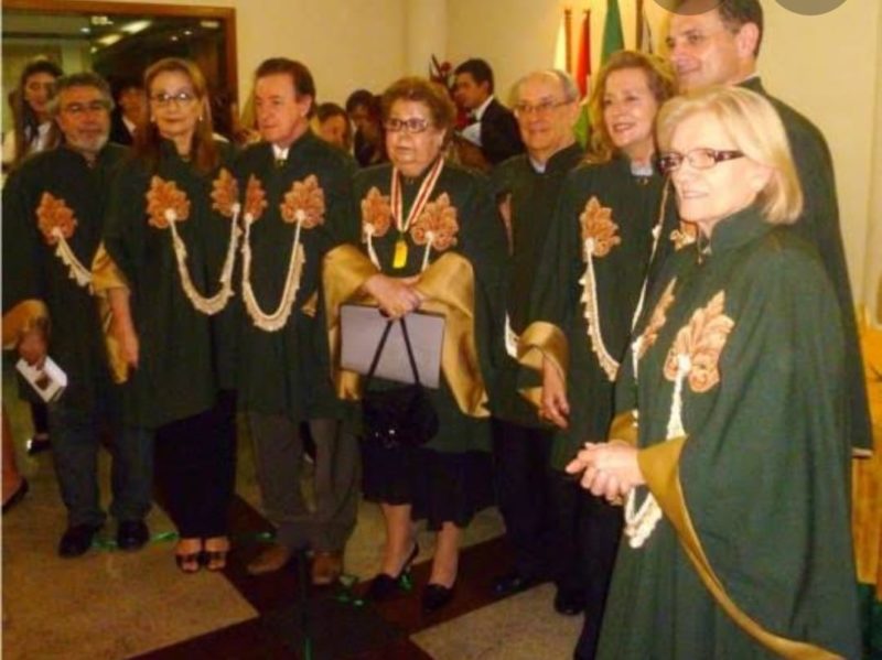 Imortais criciumenses em festa com nova diretoria – Foto: Divulga&ccedil;&atilde;o/ND