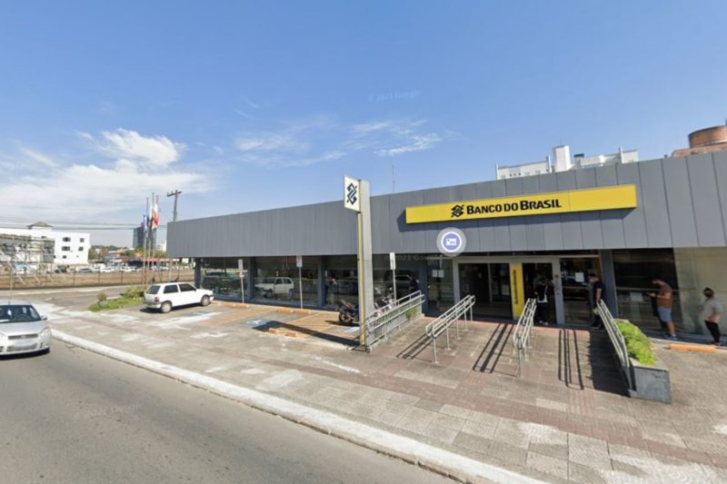 Duas armas foram levadas da ag&ecirc;ncia banc&aacute;ria – Foto: Google Maps/Reprodu&ccedil;&atilde;o