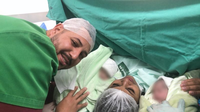 gêmeos nasceram no hospital da unimed