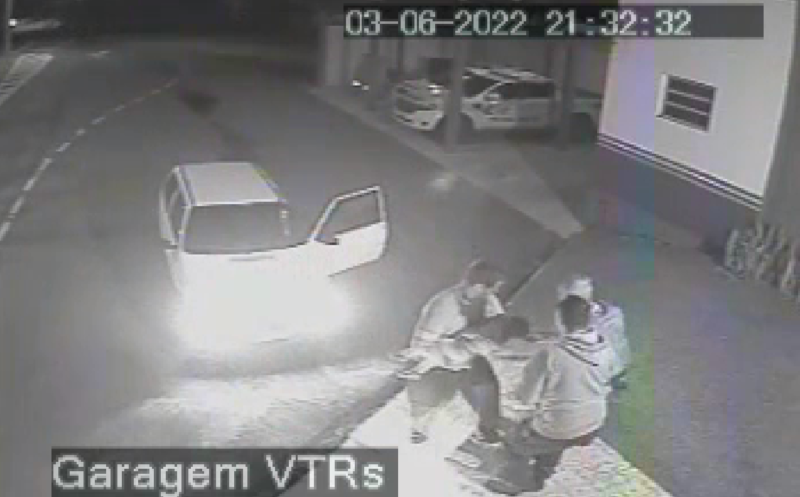 Crian&ccedil;a com dificuldade para respirar &eacute; salva por policial em SC – Foto: PMRv/Divulga&ccedil;&atilde;o/ND