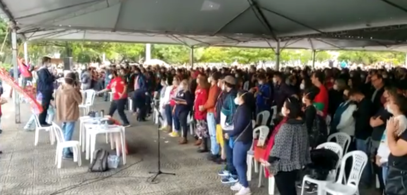 Servidores da prefeitura de Florian&oacute;polis deflagram greve a partir de quinta (16) – Foto: Sintrasem/Reprodu&ccedil;&atilde;o