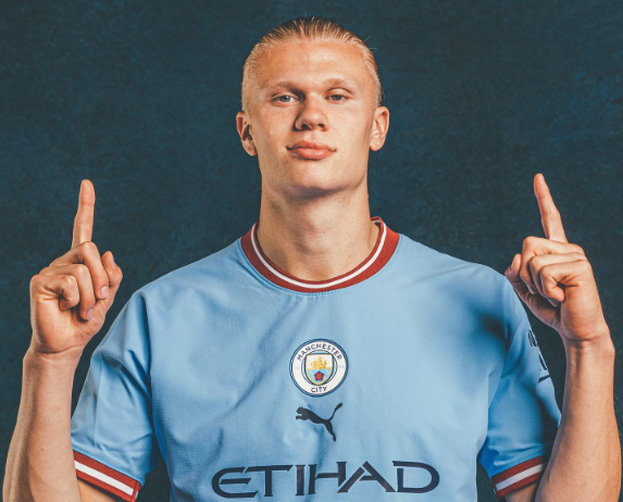 Haaland vai para o Manchester City – Foto: Manchester City/Divulga&ccedil;&atilde;o