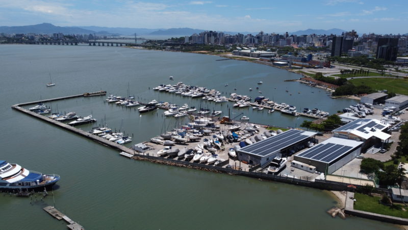 Sede do Iate Clube Veleiro da Ilha – Foto: Iate Clube Veleiros da Ilha/Divulga&ccedil;&atilde;o/ND